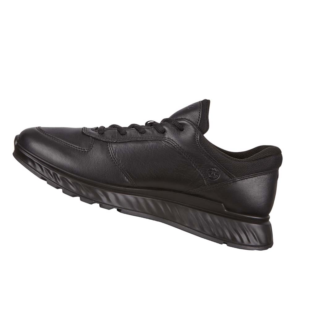 Men's Ecco Exostride Low Gtx Sneakers Black | Canada 617ZUT